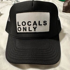Friday Feelin Black and White Trucker Hat